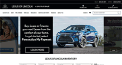 Desktop Screenshot of lexusoflincoln.com