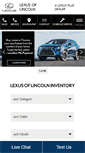 Mobile Screenshot of lexusoflincoln.com